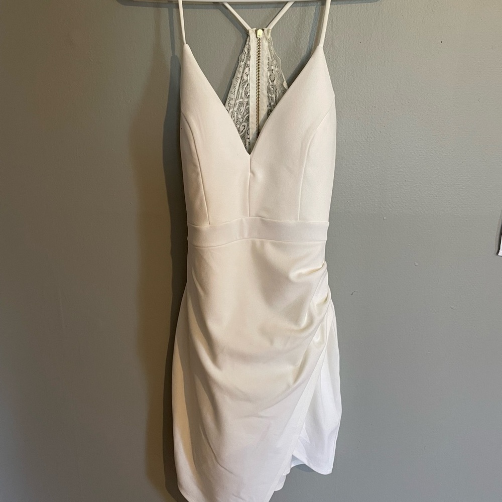 white dress